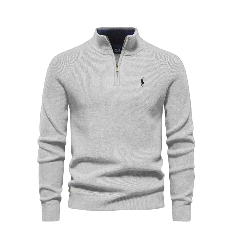 Suéter Polo Ralph Lauren Premium Meio Ziper
