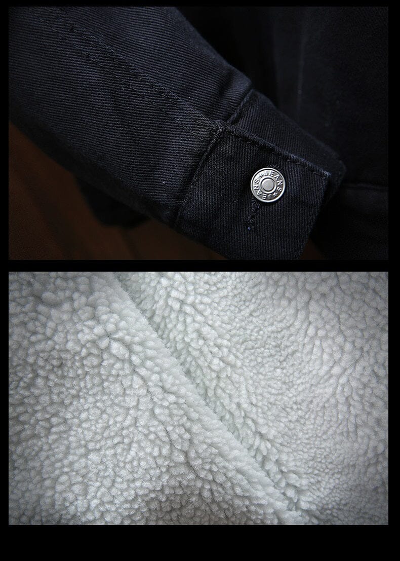 Jaqueta Masculina Jeans Scale - Forrada com Pelo