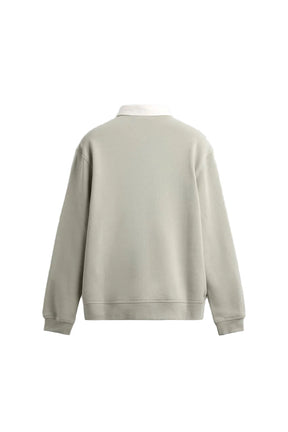 Moletom Polo Gola em Contraste