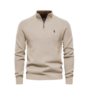 Suéter Polo Ralph Lauren Premium Meio Ziper