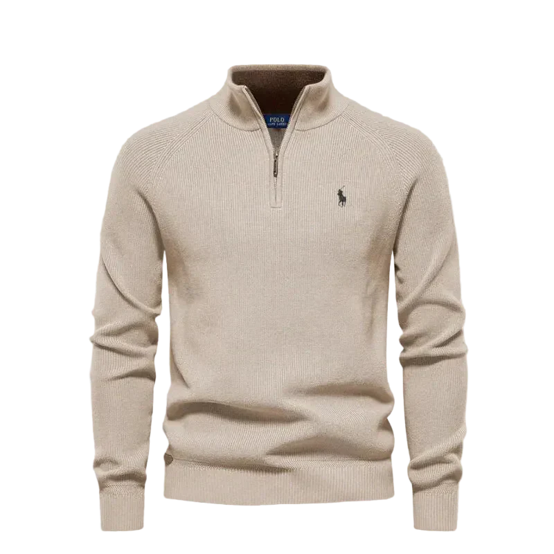 Suéter Polo Ralph Lauren Premium Meio Ziper