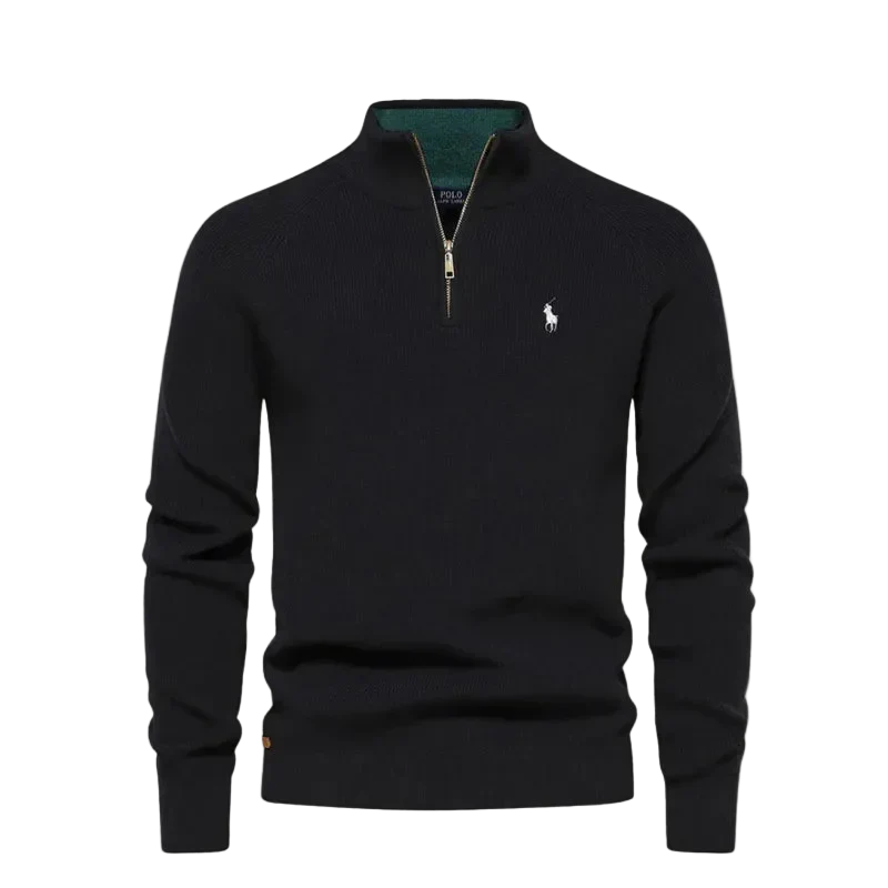 Suéter Polo Ralph Lauren Premium Meio Ziper