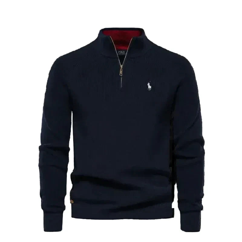 Suéter Polo Ralph Lauren Premium Meio Ziper