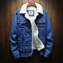 Jaqueta Masculina Jeans Scale - Forrada com Pelo